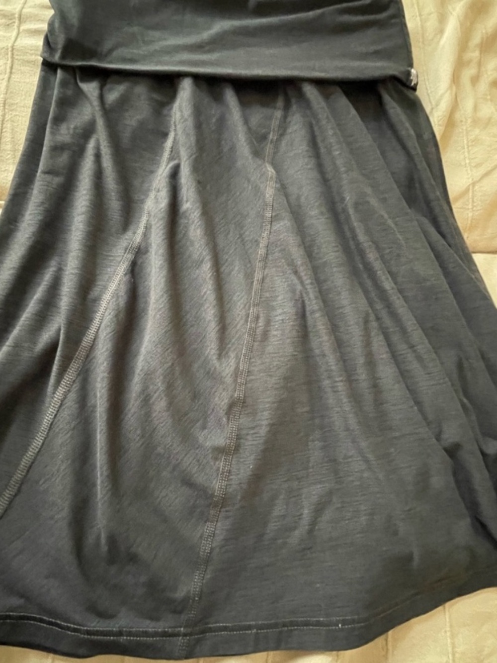 North face fold over athletic midi skirt